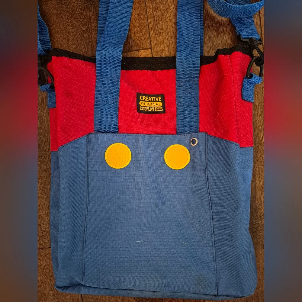 Super Mario Bros. Themed Creative Original Cosplay Tote Crossbody Bag (Nintendo)